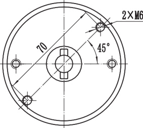 Коллекторный электродвигатель, приводной двигатель (250-500 Вт, серия ZD083A1)