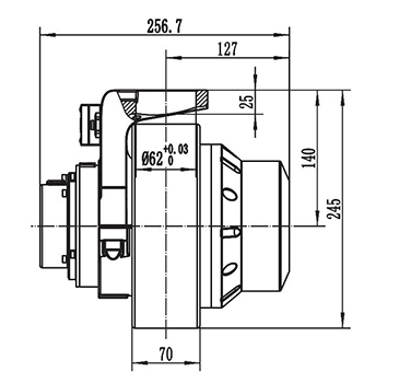 Электропривод в сборе 750-1000 Вт, серия F110BH1-JY120X
